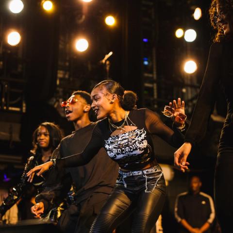 Berklee City Music students perform at the High School Academy Winter Showcase in 2023