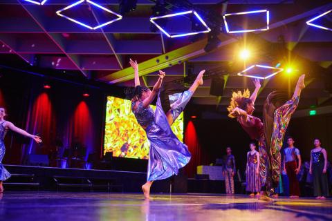 Dancers perform at the Soiree