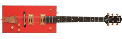 Picture of the Gretsch Bo Diddley custom rectangular guitar