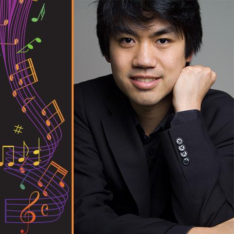 Sean Chen pianist poses for a portrait