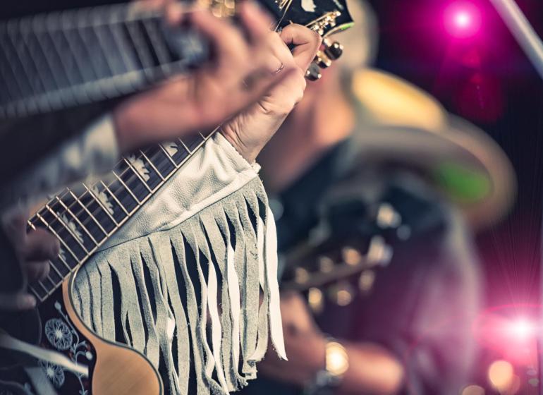 A country band performs 