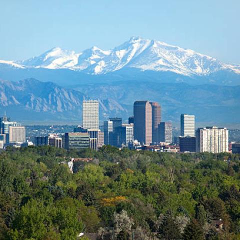 Denver city skyline
