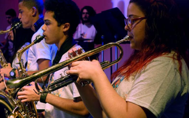 Berklee on the Road students