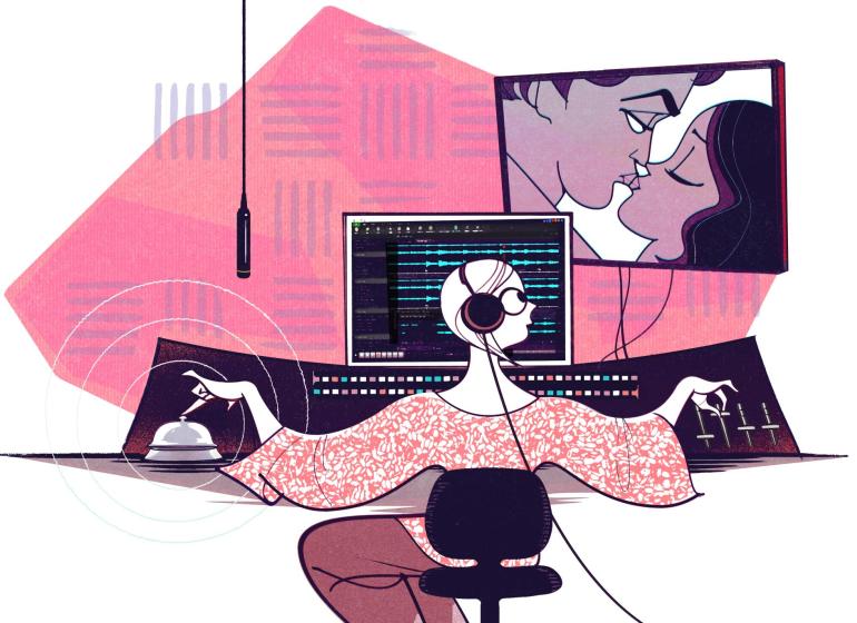 Music supervisors illustration