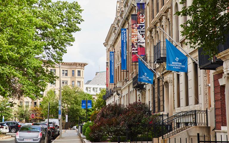 Image of a Conservatory building on the Boston campus