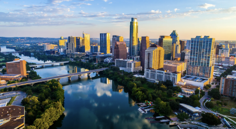 Austin city skyline