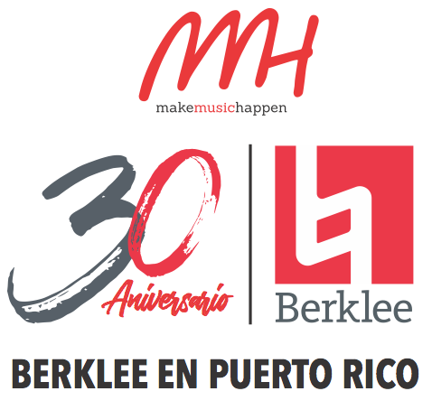Berklee in Puerto Rico 30th Anniversary Logo